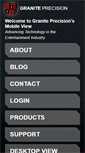 Mobile Screenshot of graniteprecision.com