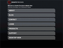 Tablet Screenshot of graniteprecision.com